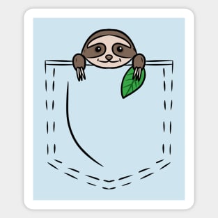 POCKET SLOTH Sticker